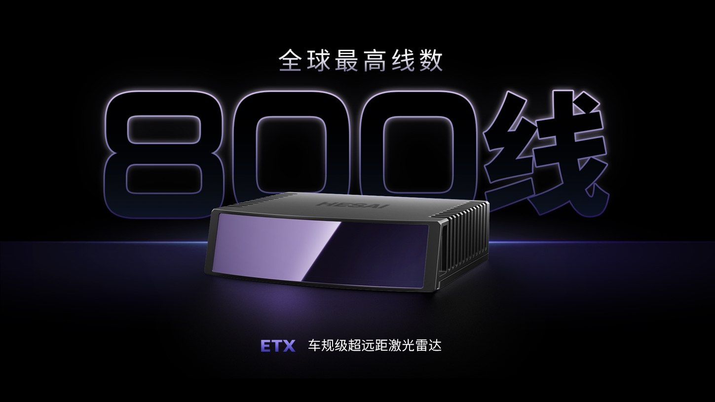 禾赛新一代高性能激光雷达iaa mobility首秀，真800线激光雷达预计明年量产