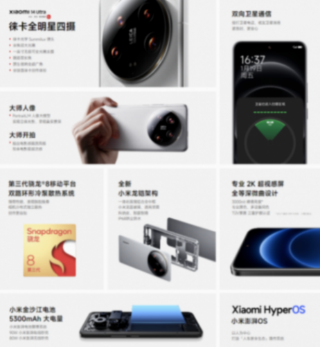 8799 元!刚发布的小米 14 ultra 真的逆天