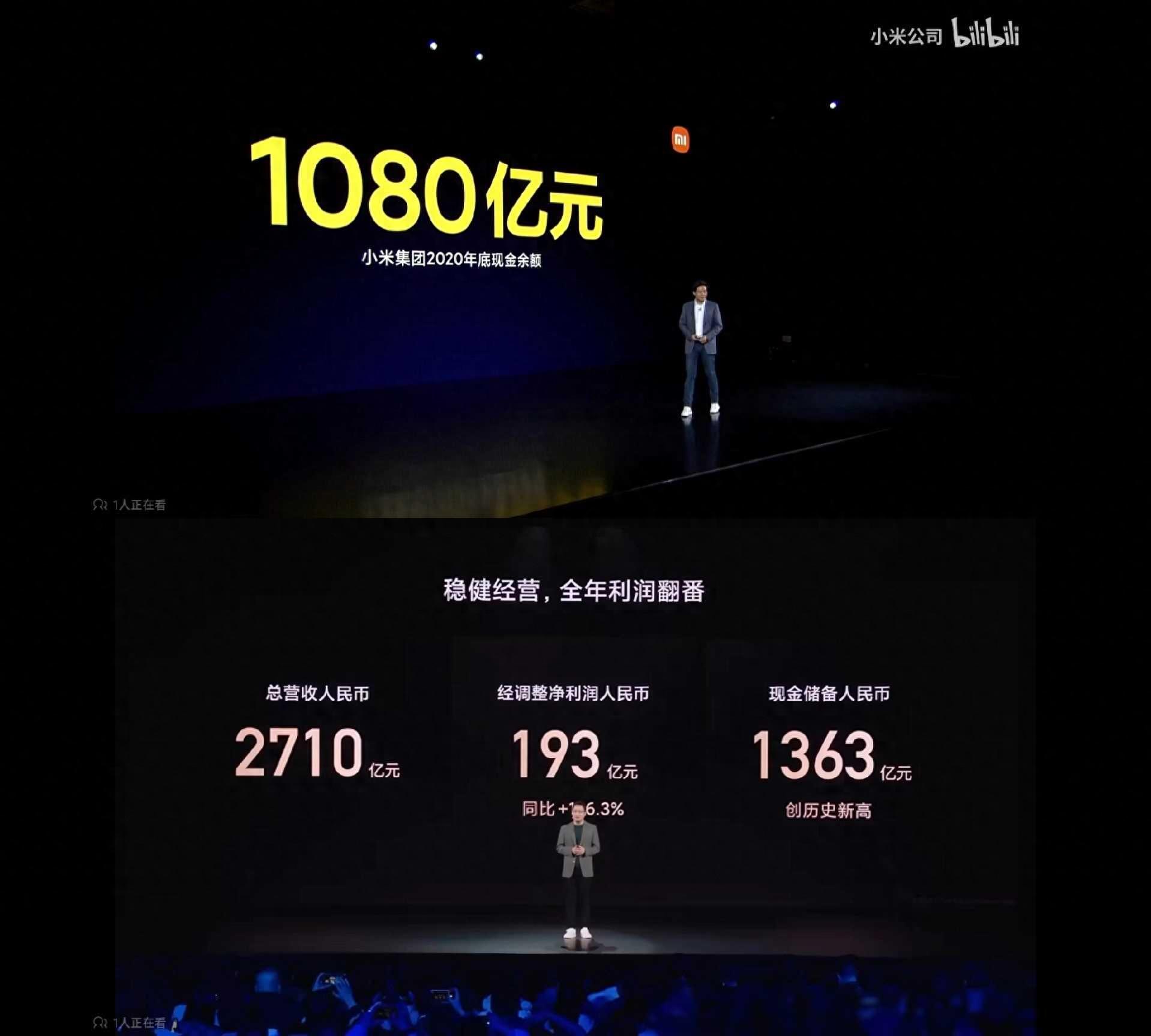 小米是什么水平?网传小米快倒闭了。答:2020年现金储备10
